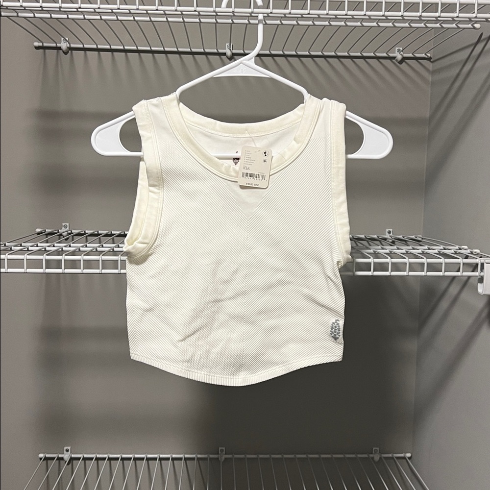NWT * FP Movement by Free People Cream Tank Top Size XS/S